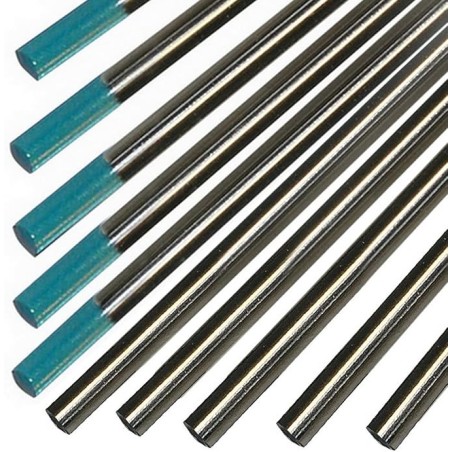Electrode tungstène WR2 diamètre 1.6 à 4 et 150 ou 175 mm (TURQUOISE)