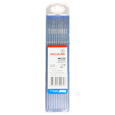 Electrode tungstène WC20 diamètre 1.6 à 3.2 (GRIS)