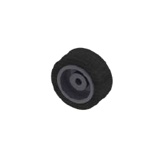 Lot de 4 roues diamètre 75 mm pour GLUMAG EVO