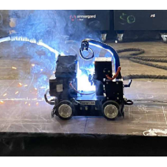 Chariot de soudage GLUMAG EVO, PRO ou ADVANCE avec 2 axes motorisés, batterie et chargeur
