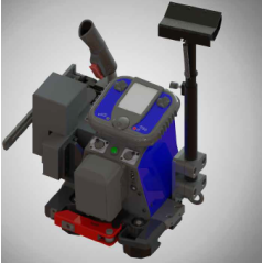 Chariot de soudage RAILMAG 60 EVO, PRO ou ADVANCE avec 2 axes motorisés, batterie et chargeur