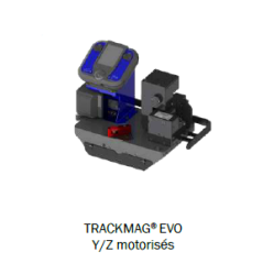 Chariot de soudage TRACKMAG EVO, PRO ou ADVANCE avec 2 axes motorisés, batterie et chargeur