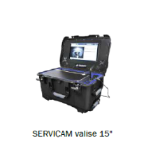Valise de visionnage et/ou enregistrement "SERVICAM" en format 15"