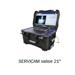 Valise de visionnage et/ou enregistrement "SERVICAM" en format 21"