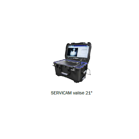 Valise de visionnage et/ou enregistrement "SERVICAM" en format 21"