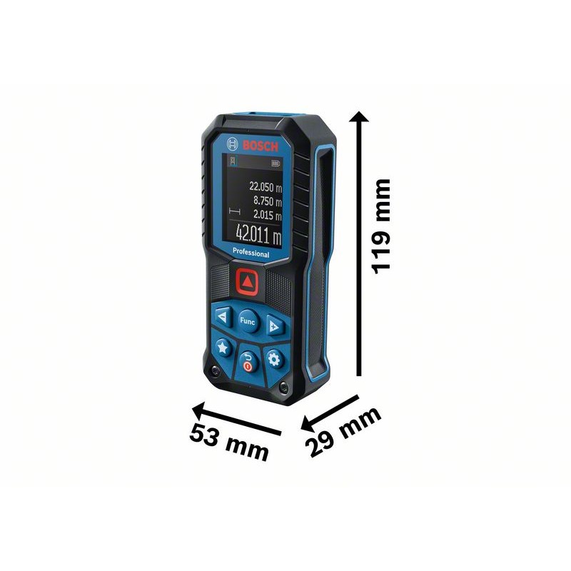 Télémètre laser avec portée de 50 m