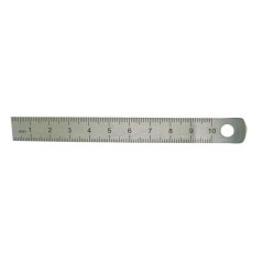 Réglet flexible 200x13x0,5 en acier chromé