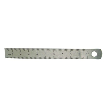 Réglet flexible 200x13x0,5 en acier chromé