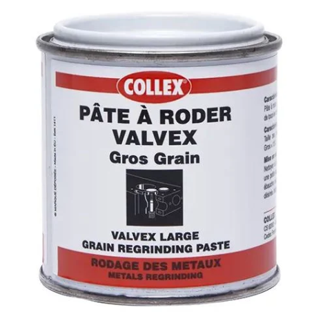 Pâte à roder VALVEX grain gros 120 en boîte de 200 grs