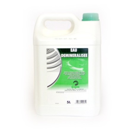 Eau déminéralisée en bidon de 5L