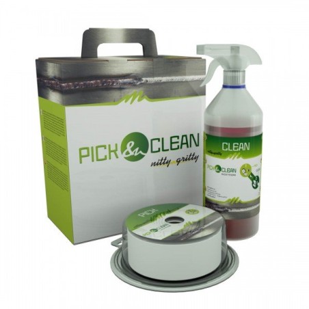 Kit de lingettes décapantes et neutralisant en spray PICK & CLEAN