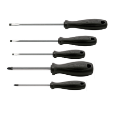 Jeu de 5 tournevis plats et cruciformes