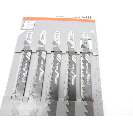 Lame de scie sauteuse T144D pour bois 5-50mm (par 5)