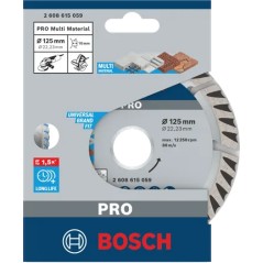 Disque diamnat PRO UNIVERSAL diamètre 125