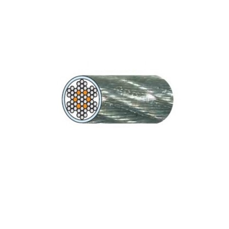 Câble inox 7x7 diamètre 3mm (bobine de 25m)