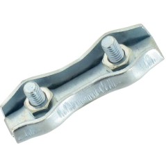 Serre câble inox diamètre 3 mm avec deux boulons
