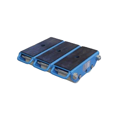 Patin rouleur CMU 6000 kg 6 roues en nylon