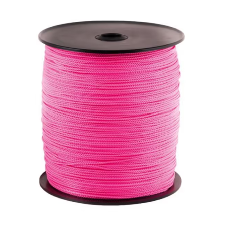 Drisse rose fluo diamètre 1.5, bobine de 200 mètres linéaires