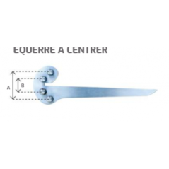 Equerre à centrer de mécanicien de 170 mm