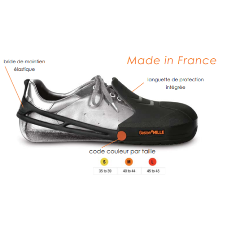 Coque MILLENIUM PROTECT pour chaussures ( kit de 5 paires panachées)
