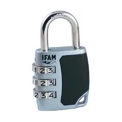 Cadenas de sécurité à 3 molettes C35S avec code chiffre