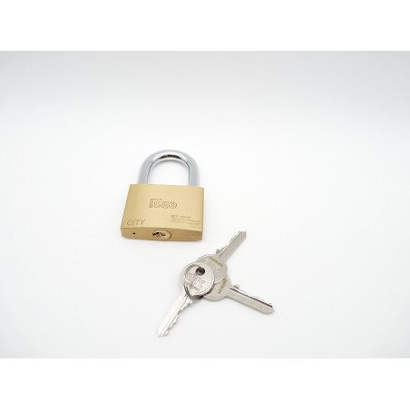 Cadenas CITY 45 S entrouvrant avec 3 clés