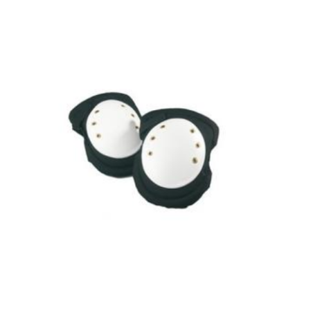 Genouillères monobloc en PVC blanc