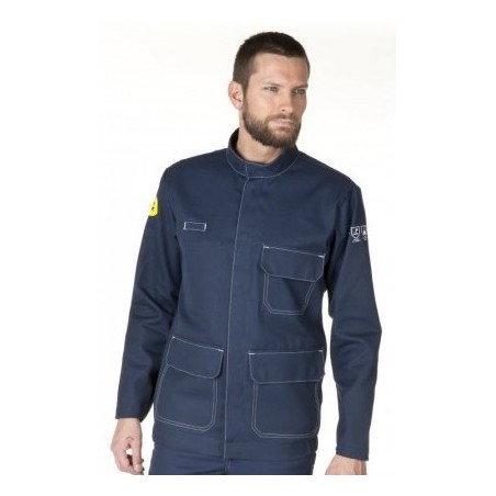 Veste multirisque TECHPROTECT bleu marine de taille 0 à taille 6