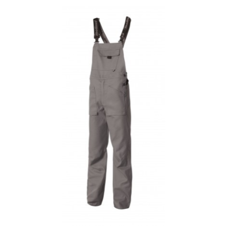 Cotte à bretelle Optimax grise taille 36 à taille 66