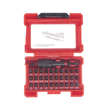 Coffret embouts de vissage impacts de 32 pièces