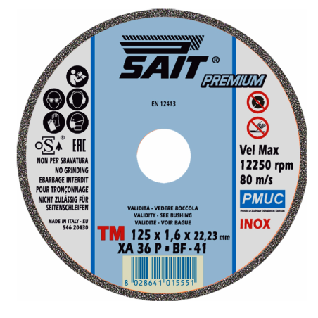 Disque à tronçonner PMUC
