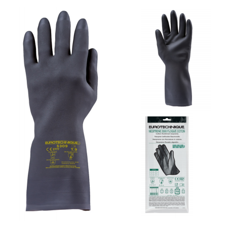 Gant NEOPRENE noir de taille 7 à taille 11