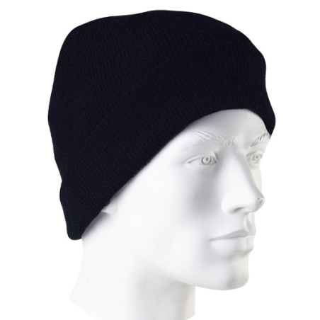 Bonnet tricoté noir doublé THINSULATE