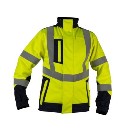 Veste SOFTSHELL haute visibilité multirisque LENNY de taille S à taille 3XL