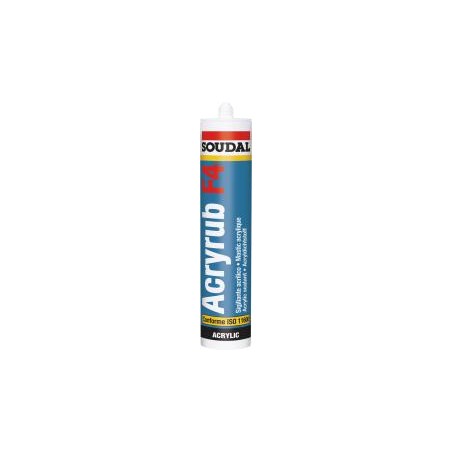Mastic acrylique ACRYRUB F4 couleur blanc