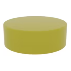 CAP pour tuyau PEBD jaune DN50 2"1/2 diamètre 76.1 x 35mm (sachet de 35)