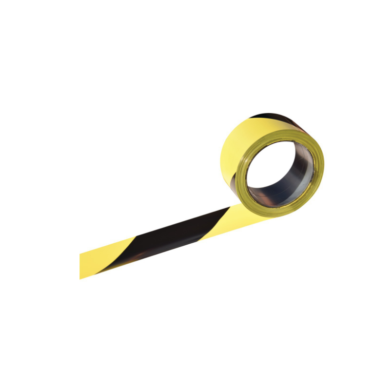 Rubalise noir et jaune 100x50