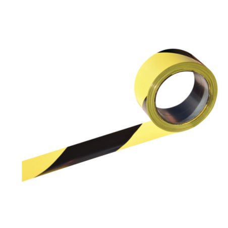 Rubalise noir et jaune 100x50