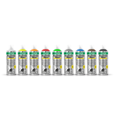 Peinture blanc pur mat pro (bombe de 400ml) RAL 9010