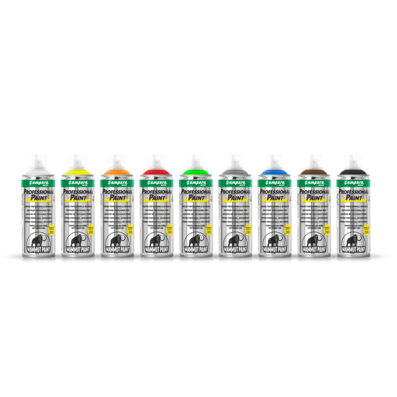 Peinture blanc pur mat pro (bombe de 400ml) RAL 9010