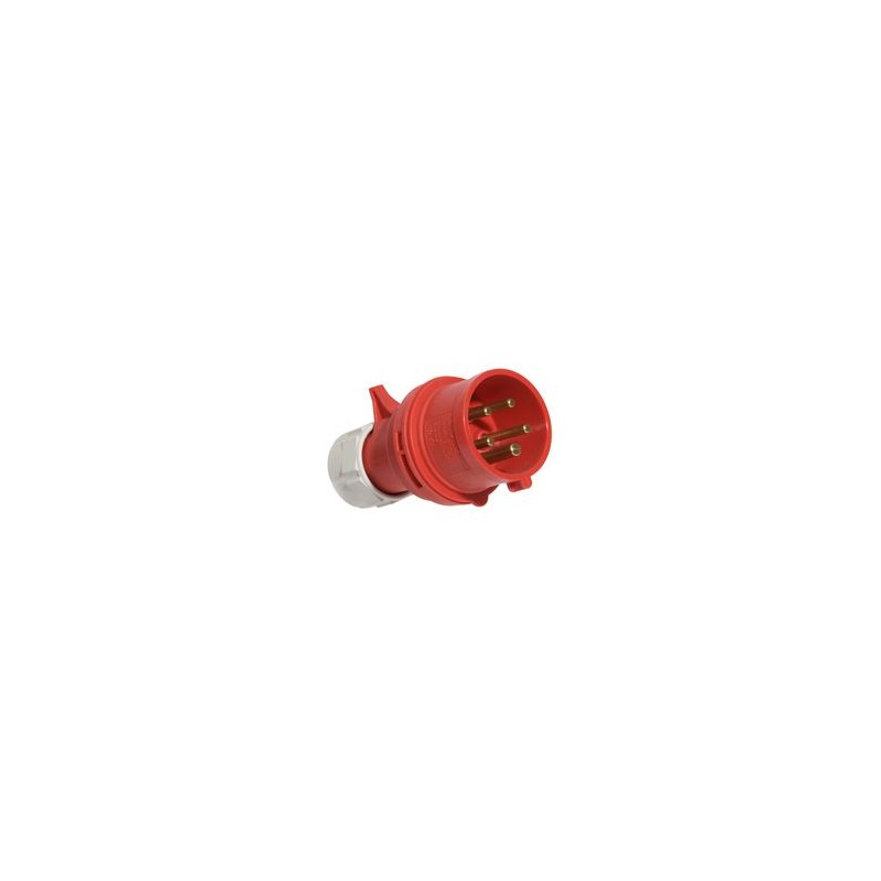 Fiche mâle HYPRA 32 ampères 3P+T+N 380 V