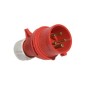 Fiche mâle HYPRA 32 ampères 3P+T+N 380 V
