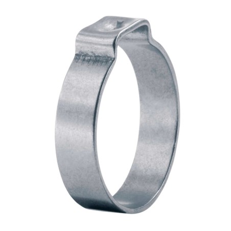 Collier inox avec 1 oreille 10,8-12,8 mm