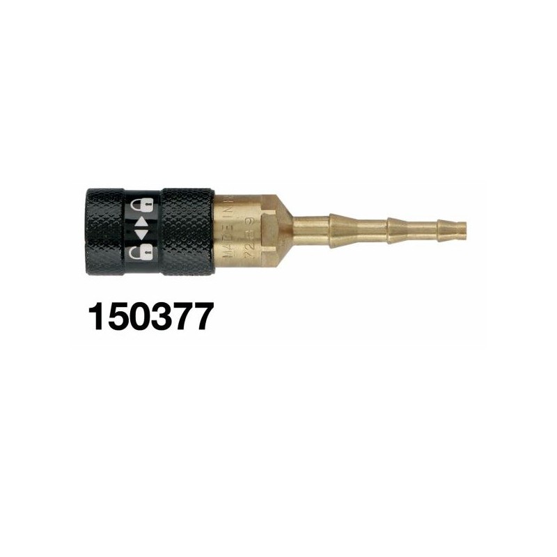 Embout femelle pour tuyau diamètre 4-6,3 gaz neutre