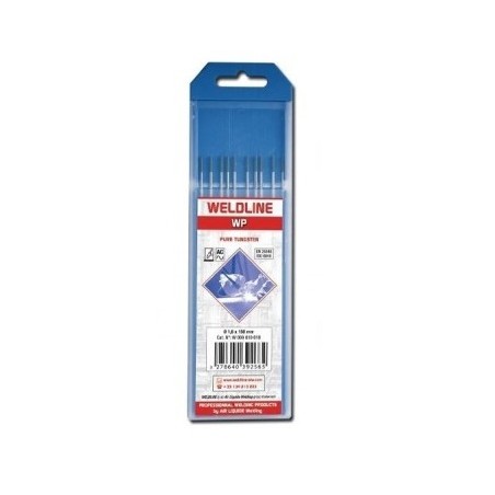 Electrodes tungstène pur WP diamètre 1 à 4 (VERT)