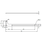 Bras long de 400 mm pour support de torche