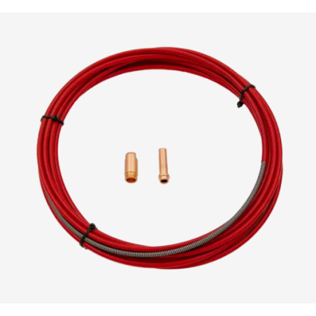 Guide-fil 0.9-1.2 FE / 5 M Ø 5,3/1,8 rouge TH acier