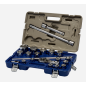 Douilles 3/4" 6 pans de 19 à 50 en coffret de 21