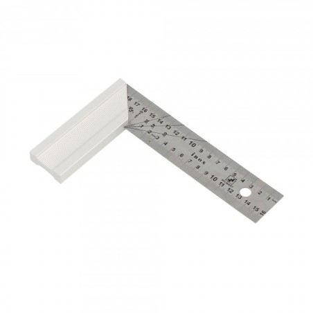Equerre menuisier de précision 200 mm en inox