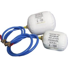 Ballon à épreuve obturateur avec exterieur en tissu 6"/150 mm